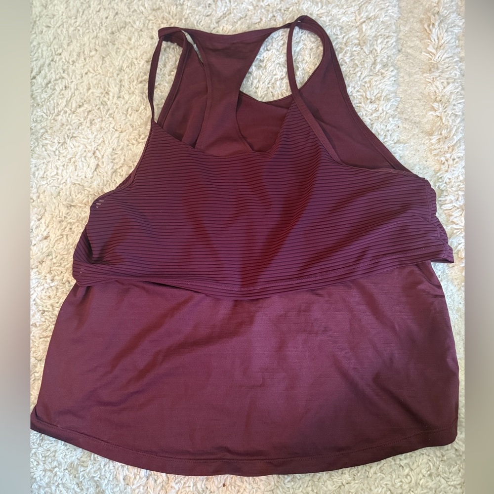 Nike Air Burgundy Tank Top - Picture 3 of 4